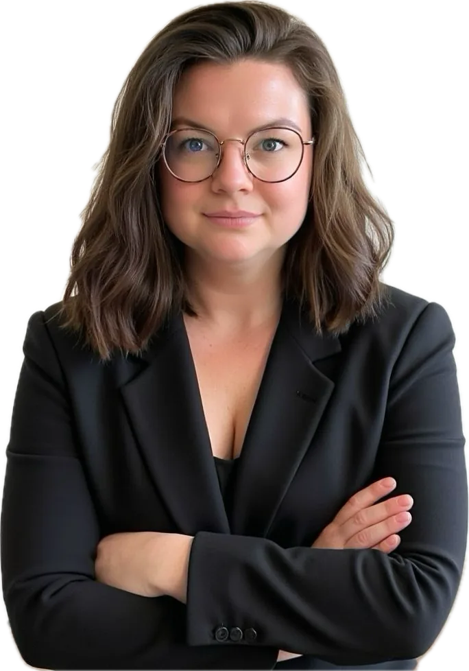 Portrait de Maître Flavie Poirier, avocate au Barreau de Versailles
